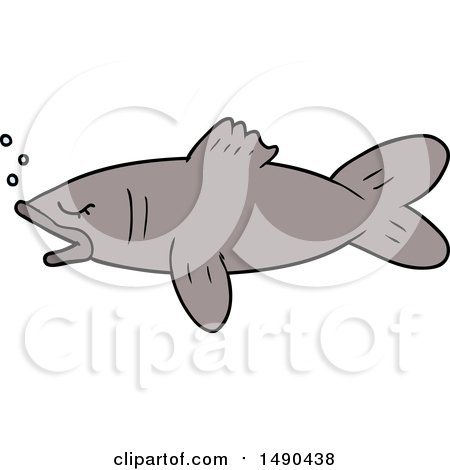 Clipart Cartoon Fish by lineartestpilot