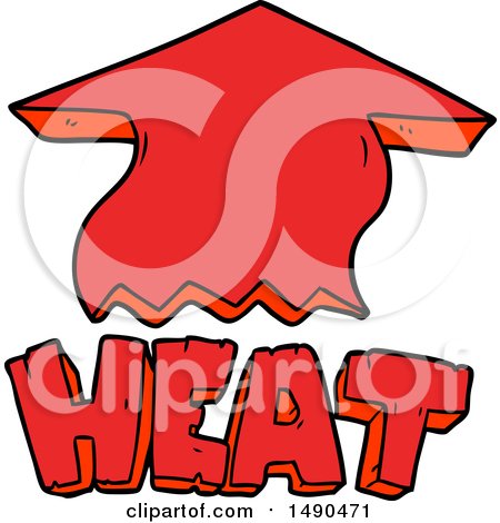 Clipart Cartoon Heat Symbol by lineartestpilot