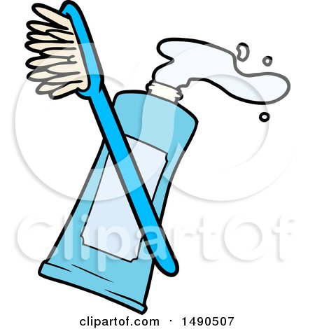 Clipart Cartoon Cream in Tube by lineartestpilot