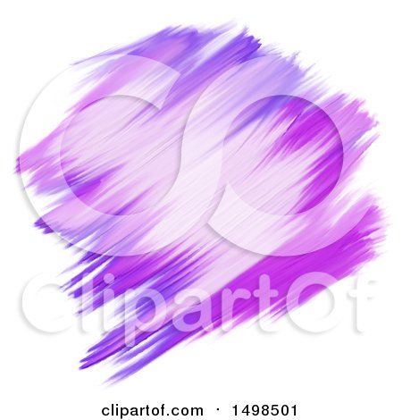 Clipart of a Painted Puple Watercolor Background - Royalty Free Vector Illustration by KJ Pargeter
