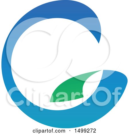 Clipart of an Abstract Letter G Logo - Royalty Free Vector Illustration by Vector Tradition SM