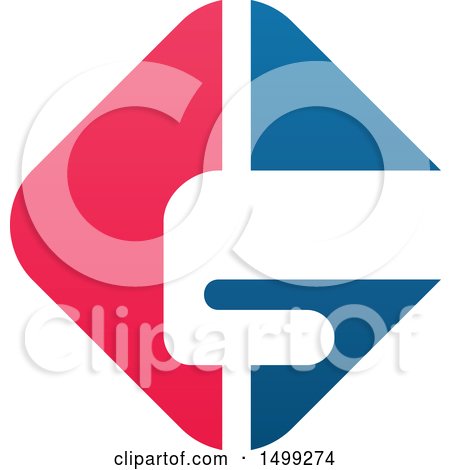 Clipart of an Abstract Letter G Logo - Royalty Free Vector Illustration by Vector Tradition SM