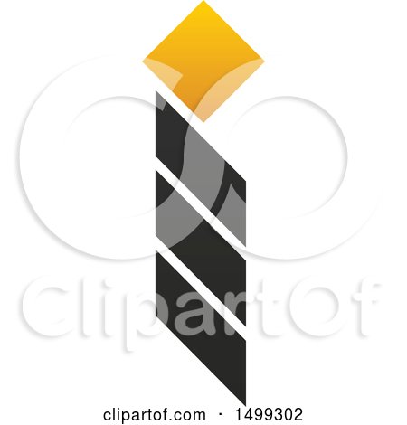 Clipart of an Abstract Letter I Logo - Royalty Free Vector Illustration by Vector Tradition SM