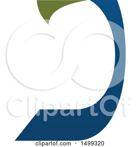 Clipart of an Abstract Letter J Logo - Royalty Free Vector Illustration by Vector Tradition SM
