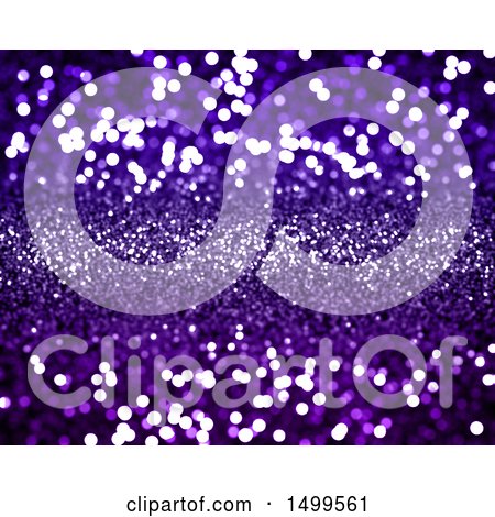 Clipart of a Purple Glitter Background - Royalty Free Illustration by KJ Pargeter