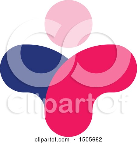 Clipart of a Person in Abstract Style - Royalty Free Vector Illustration by elena