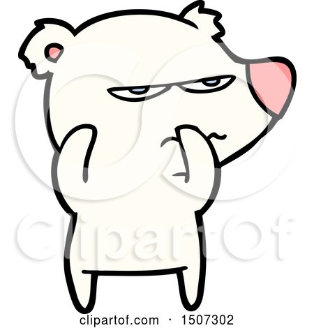 Angry Bear Polar Cartoon by lineartestpilot #1507302