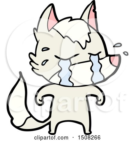 Cartoon Crying Wolf by lineartestpilot