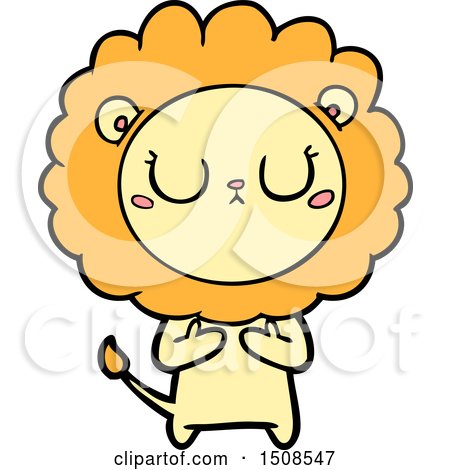 Cartoon Lion by lineartestpilot