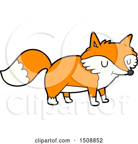 Cartoon Fox by lineartestpilot