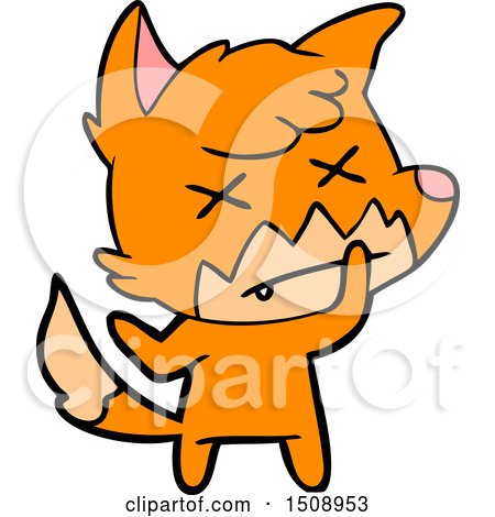 Cartoon Dead Fox by lineartestpilot