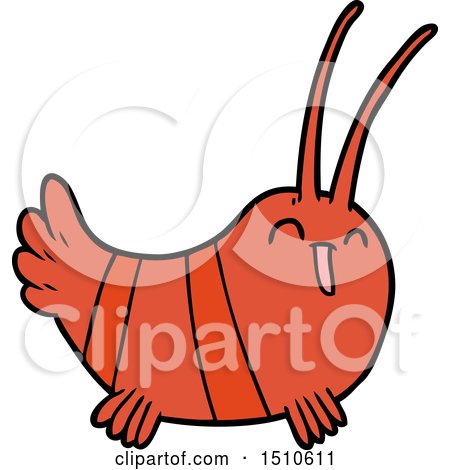 Cartoon Crayfish by lineartestpilot