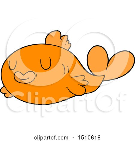 Happy Cartoon Fish by lineartestpilot
