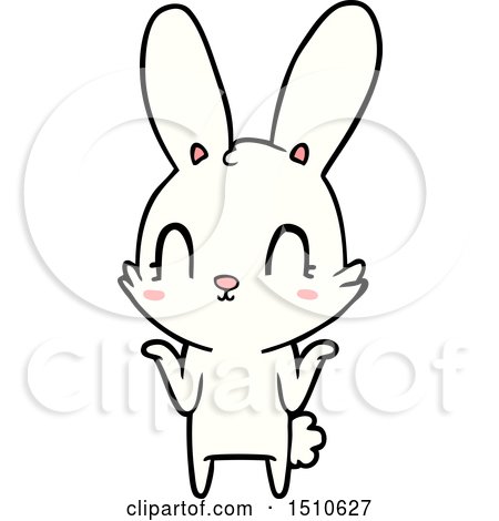 Cute Cartoon Rabbit by lineartestpilot #1510627