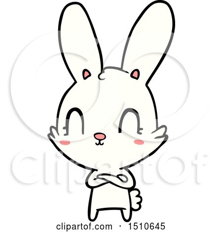 Cute Cartoon Rabbit by lineartestpilot