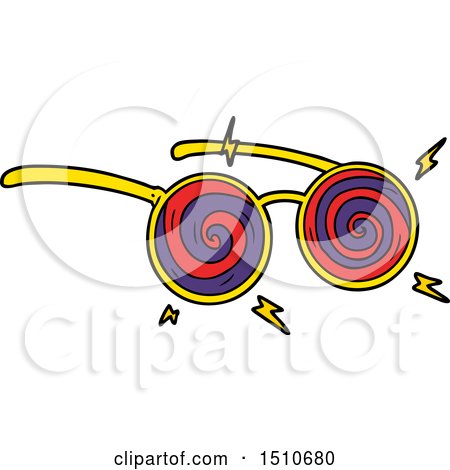 Cartoon X-ray Specs by lineartestpilot