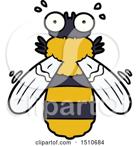 Cartoon Bee by lineartestpilot
