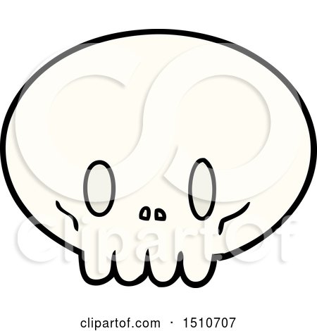 Cartoon Skull by lineartestpilot