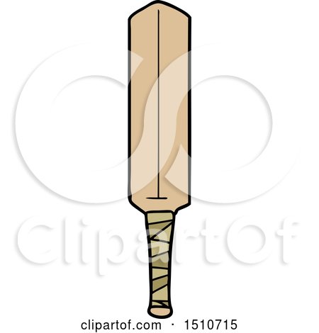 Cartoon Cricket Bat by lineartestpilot #1510715