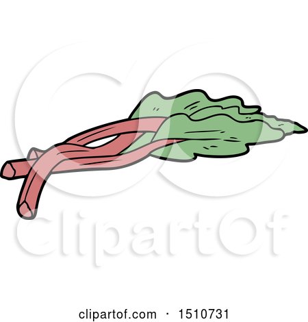 Cartoon Rhubarb by lineartestpilot