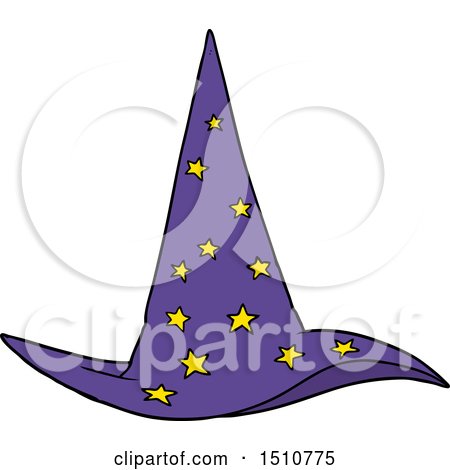 Cartoon Wizard Hat by lineartestpilot