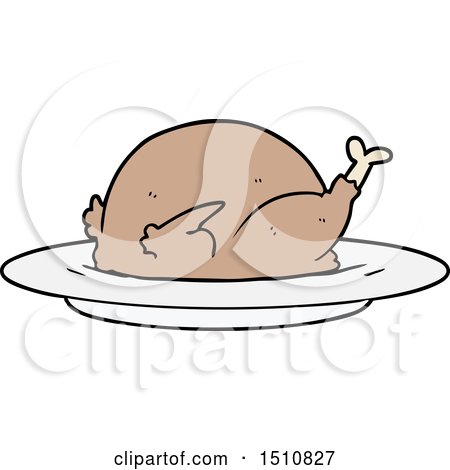 Cartoon Cooked Turkey by lineartestpilot #1510827