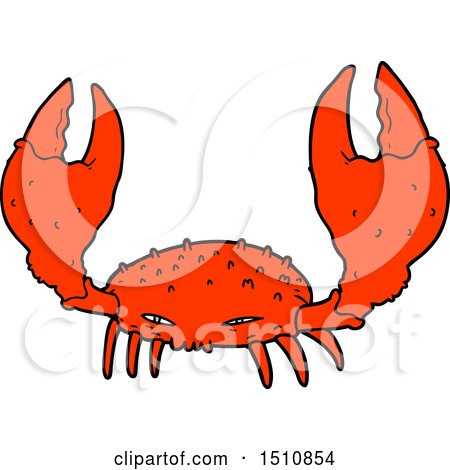 Cartoon Crab by lineartestpilot