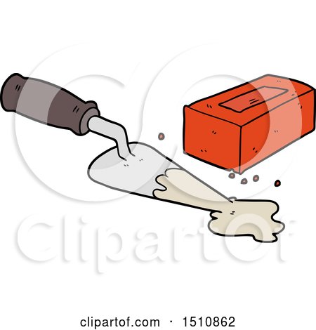 Laying Bricks Cartoon by lineartestpilot
