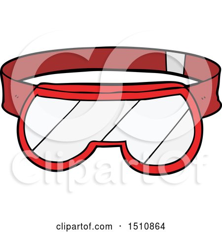 cartoon science goggles