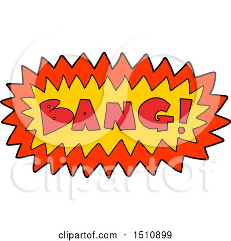 Cartoon Bang Symbol by lineartestpilot