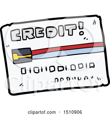 Cartoon Credit Card by lineartestpilot