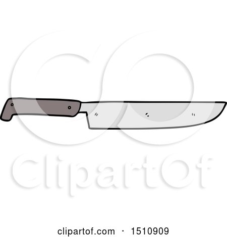 Cartoon Kitchen Knife by lineartestpilot