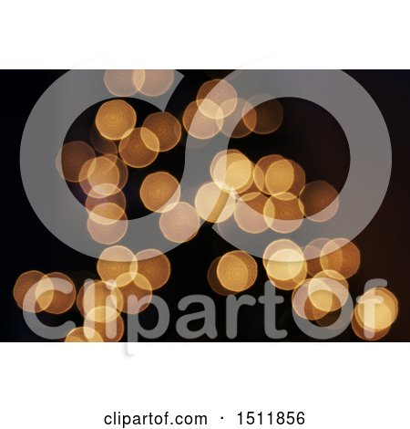 Clipart of a Blurred Bokeh Lights Background - Royalty Free Illustration by KJ Pargeter