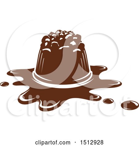 Clipart of a Chocolate Candy - Royalty Free Vector Illustration by Vector Tradition SM