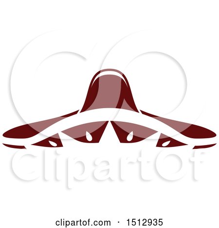 Clipart of a Mexican Sombrero - Royalty Free Vector Illustration by Vector Tradition SM