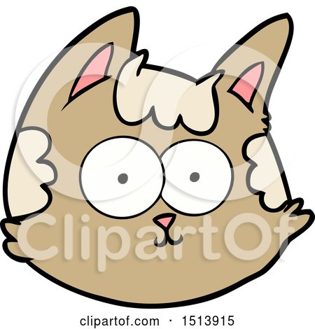 Cartoon Cat Face by lineartestpilot