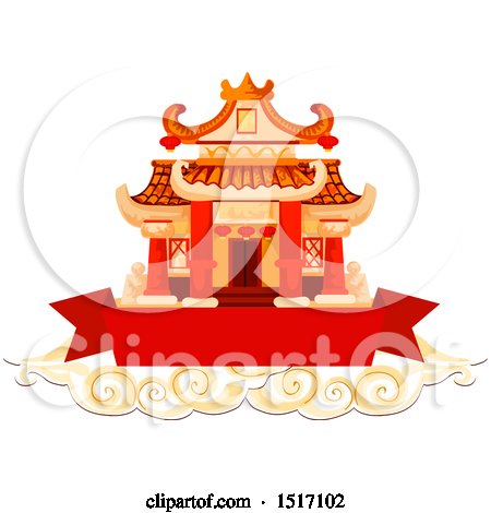 Clipart of a Chinese New Year Design - Royalty Free Vector Illustration by Vector Tradition SM