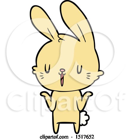 Cute Cartoon Rabbit by lineartestpilot #1517652