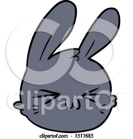 Cartoon Rabbit Face by lineartestpilot #1517685