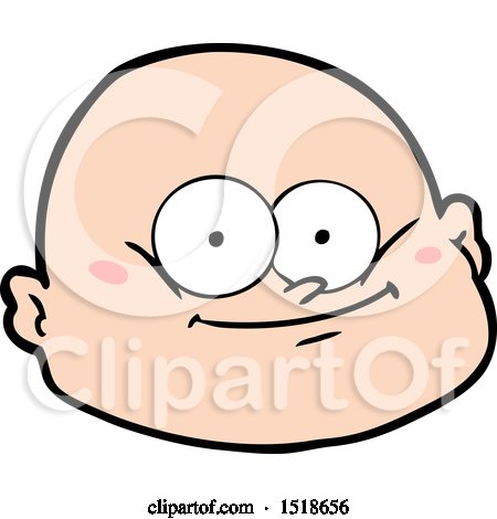 Cartoon Bald Man by lineartestpilot