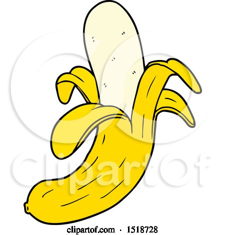 Cartoon Banana by lineartestpilot