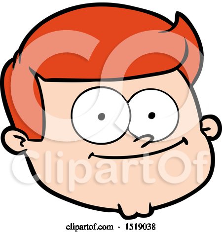 Cartoon Male Face by lineartestpilot