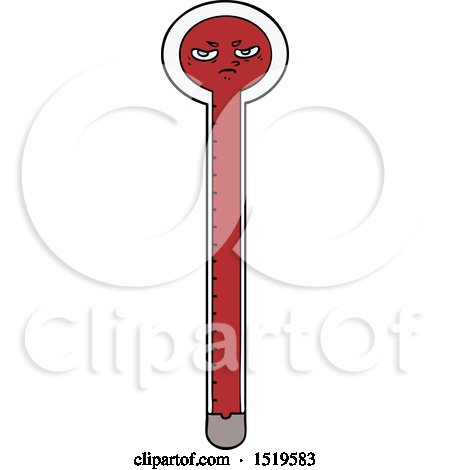 Cartoon Thermometer by lineartestpilot