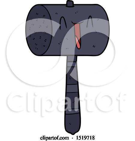 Cartoon Hammer by lineartestpilot