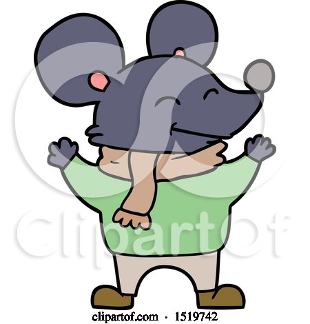 Cartoon Mouse by lineartestpilot
