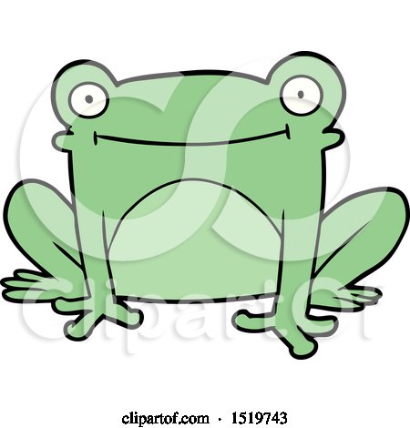 Cartoon Frog by lineartestpilot