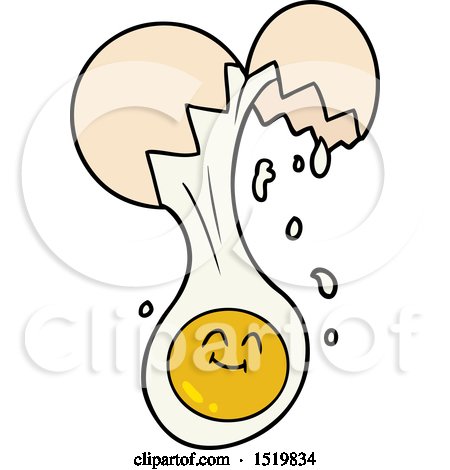 Cartoon Egg Yolk by lineartestpilot