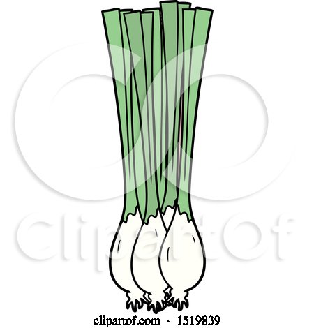 Cartoon Spring Onions by lineartestpilot