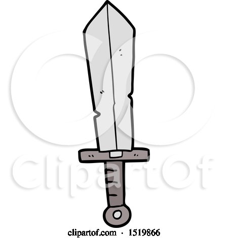 Cartoon Old Sword by lineartestpilot