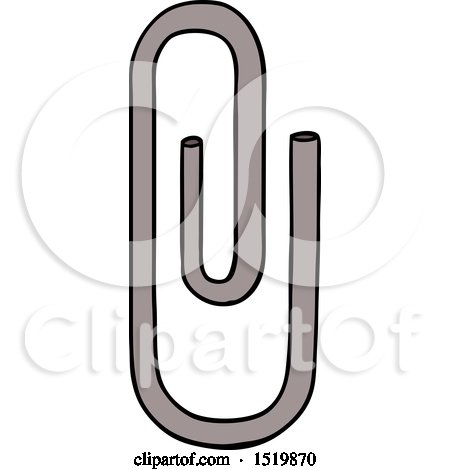 Cartoon Paperclip by lineartestpilot